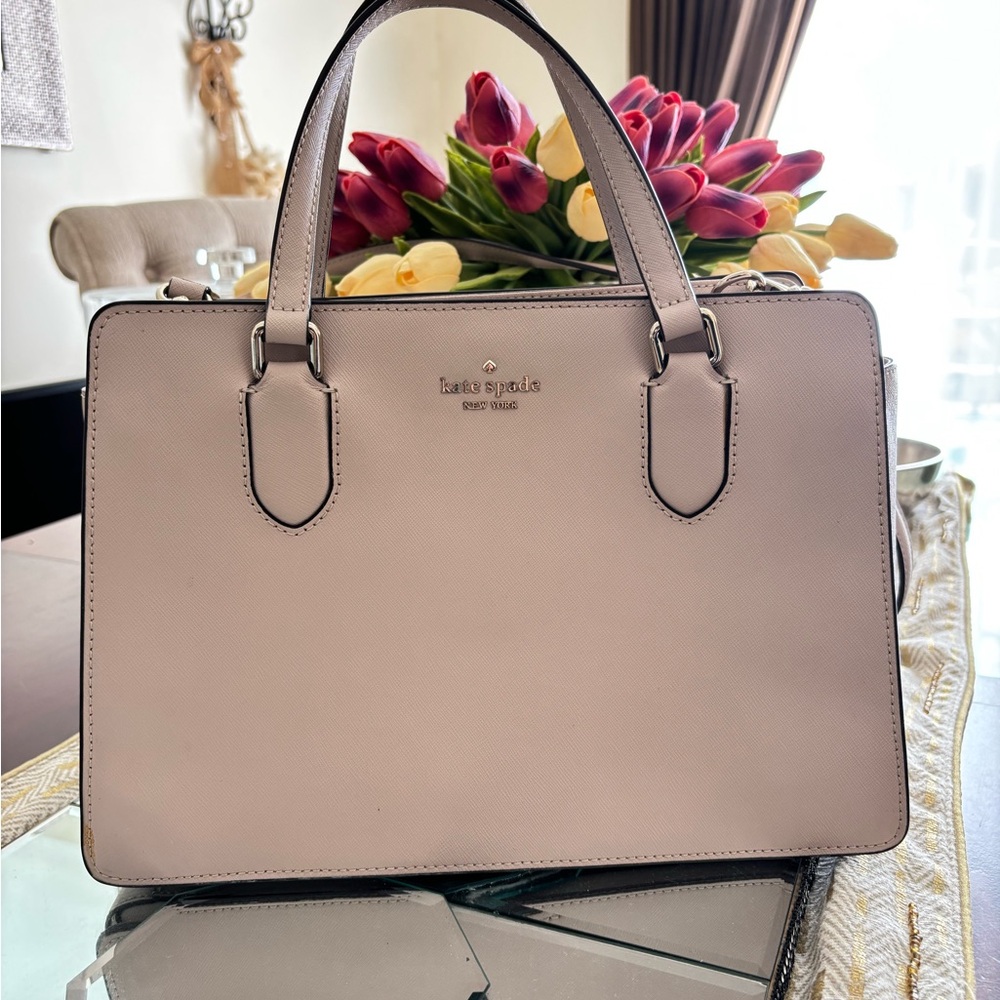 Kate Spade Light Pink Satchel like new - Picture 6 of 12
